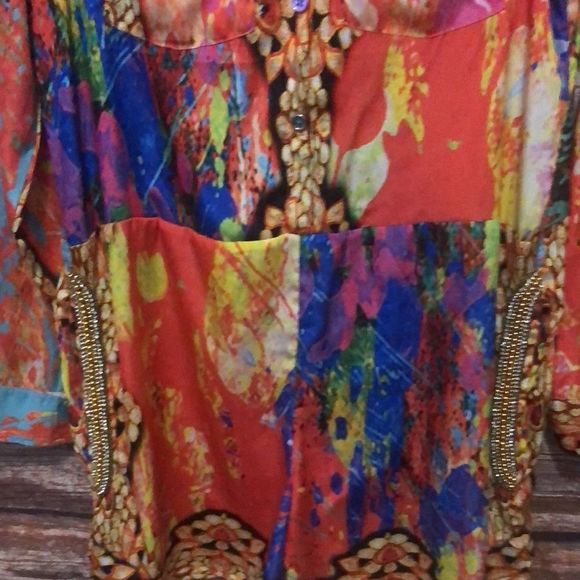 Mannish Vaid Romper Sz S B9 - Picture 3 of 4